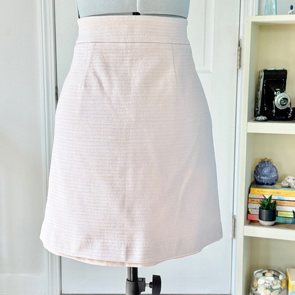 Ann Taylor Textured Side Button A-line Skirt (size 2) - Picture 4 of 10